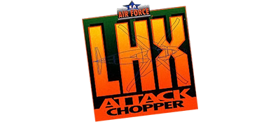LHX Attack Chopper logo for Sega Mega Drive